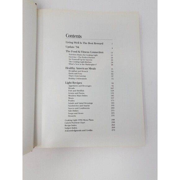 VINTAGE COOKBOOK LOT COOKING LIGHT 1994 1995 1996 OXMOOR HOUSE HARDCOVER RECIPES - Picture 9 of 14